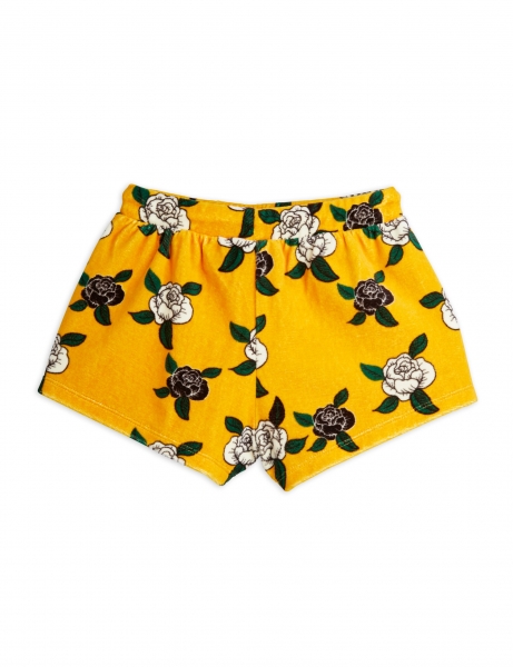MINI RODINI Shorts Roses - gelb